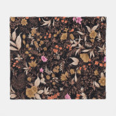 Naadloos mooi paislefloraalpatroon fleece deken (Voorkant (Horizontaal))