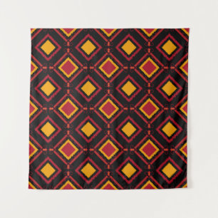 Naadloos motief batikpatroon van de kawung. Embroi Wandkleed