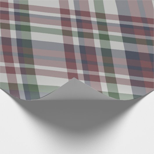 Naadloos  multicolor tartanpatroon. Pond Cadeaupapier (Hoek)