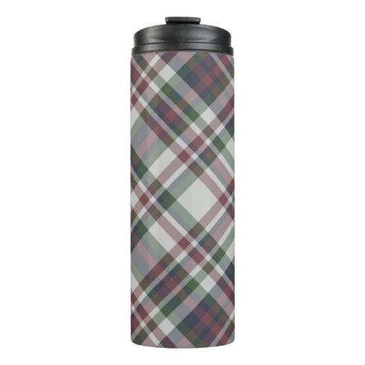 Naadloos  multicolor tartanpatroon. Pond Thermosbeker (Voorkant)