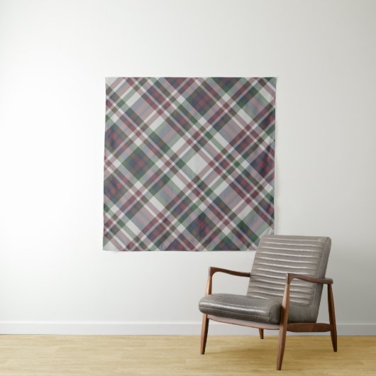 Naadloos  multicolor tartanpatroon. Pond Wandkleed (In situ)
