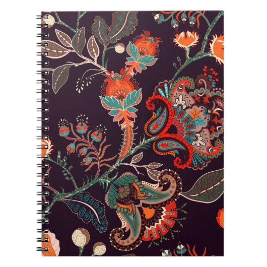 Naadloos natuur patroon. Achtergrond met groot dec Notitieboek (Voorkant)