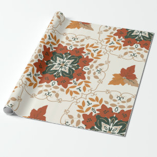 Naadloos natuurlijk abstract geometrisch patroon m cadeaupapier