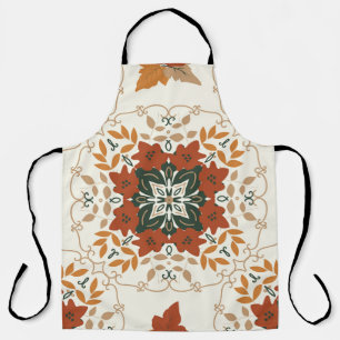 Naadloos natuurlijk abstract geometrisch patroon m schort