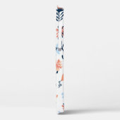 Naadloos natuurlijk bloempatroon, abstracte bloeme Case-Mate iPhone case (Achterkant / Links)