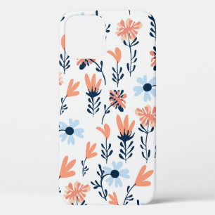Naadloos natuurlijk bloempatroon, abstracte bloeme Case-Mate iPhone case