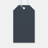 Naadloos nautisch patroon cadeaulabel (Achterkant)