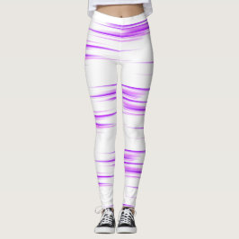Naadloos Neon Paars Bewegingspatroon Leggings