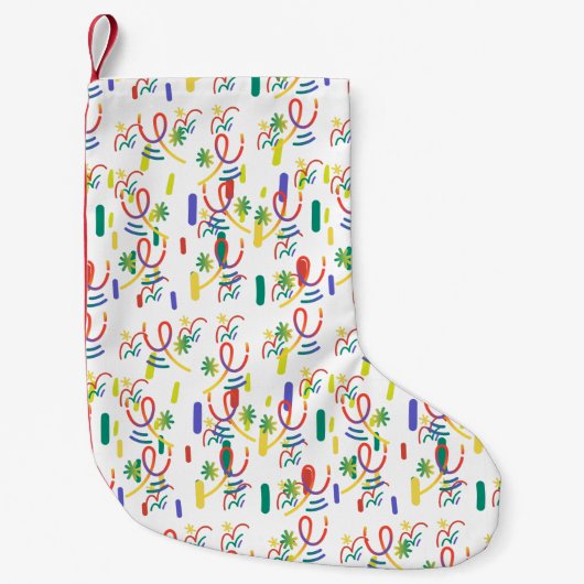 Naadloos ontwerp kleine kerstsok (Voorkant)