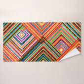 Naadloos ontwerp patchwork. Creative backgr Badhanddoek (Badhanddoek)