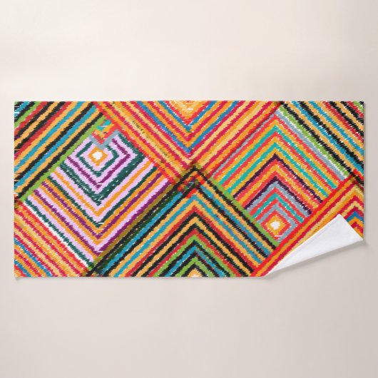 Naadloos ontwerp patchwork. Creative backgr Badhanddoek (Badhanddoek)