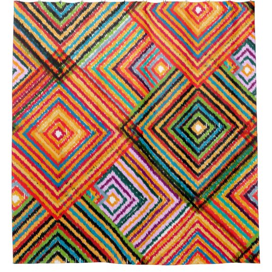 Naadloos ontwerp patchwork. Creative backgr Douchegordijn (Voorkant)