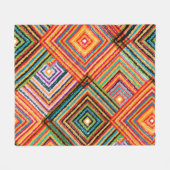 Naadloos ontwerp patchwork. Creative backgr Fleece Deken (Voorkant (Horizontaal))