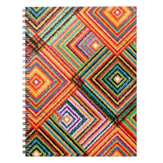 Naadloos ontwerp patchwork. Creative backgr Notitieboek (Voorkant)