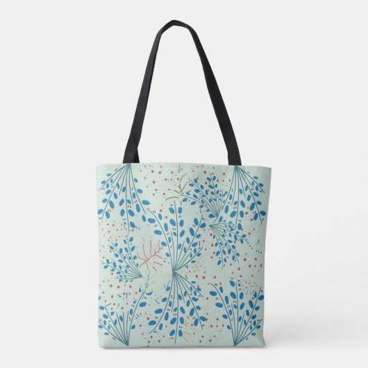 Naadloos ontwerp tote bag (Achterkant)