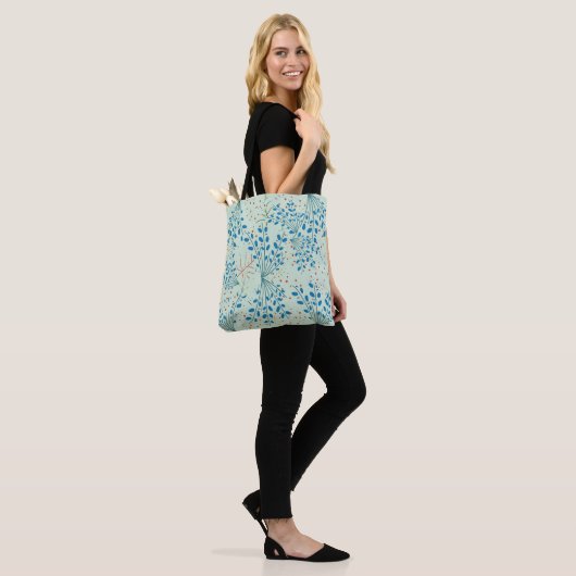 Naadloos ontwerp tote bag (Op model)