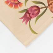 naadloos ontwerp van een muggenbloem fleece deken (Hoek)