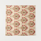 naadloos ontwerp van een muggenbloem wandkleed (Voorkant (horizontaal))