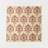 naadloos ontwerp van een muggenbloem wandkleed (Voorkant)