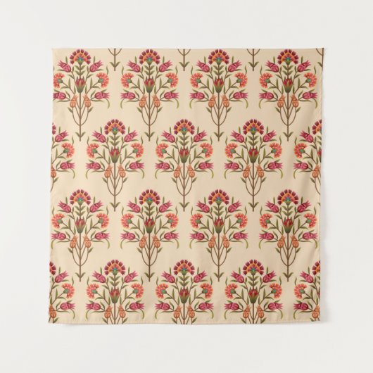 naadloos ontwerp van een muggenbloem wandkleed (Voorkant)