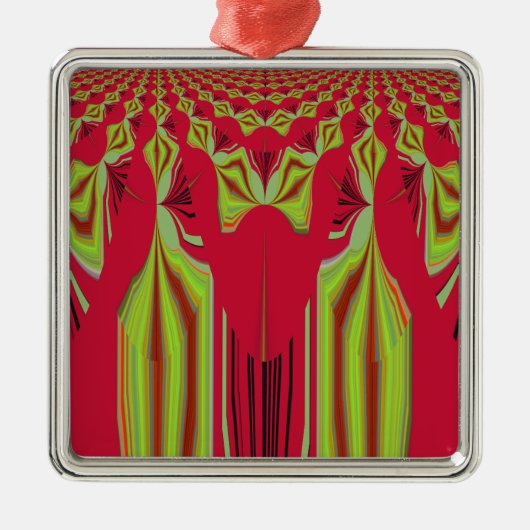 Naadloos ontwerp van Hakuna Matata Metalen Ornament (Voorkant)