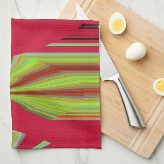 Naadloos ontwerp van Hakuna Matata Theedoek (Quarter Fold)