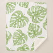 Naadloos ontwerp van het patroon in het wild. Acht Sherpa Deken (Voorkant)