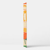 Naadloos oranje patroon, abstracte  kunst. Case-Mate iPhone case (Achterkant / Rechts)