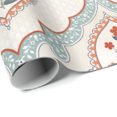 Naadloos  ornament met bloemtakken cadeaupapier (Rol Hoek)