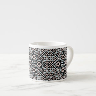 Naadloos ornamentaal retro Marokkaans Arabisch vin Espresso Kop