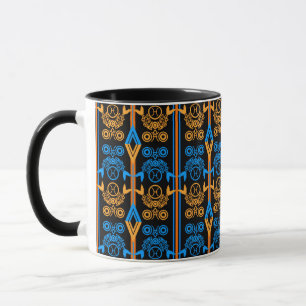 Naadloos ornamentaal retro Marokkaans Arabisch vin Mok