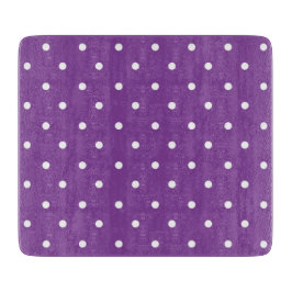 Naadloos paars achtergrond polka stippenpatroon snijplank
