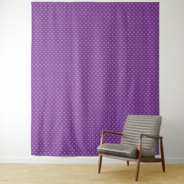 Naadloos paars achtergrond polka stippenpatroon  wandkleed