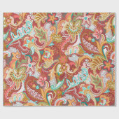 Naadloos paisleypatroon op achtergrond cadeaupapier (Vlak)