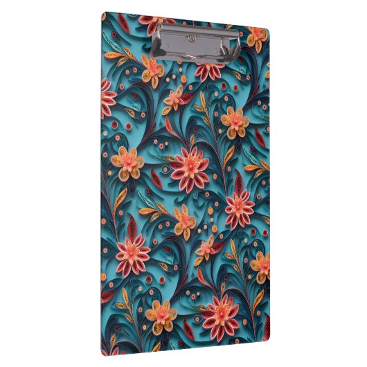 Naadloos papieren patroon Klembord (Rechts)