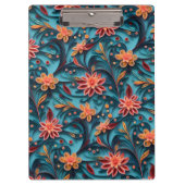 Naadloos papieren patroon Klembord (Voorkant)