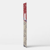 Naadloos patchwork-patroon op marineslappingen, bo Case-Mate iPhone case (Achterkant / Rechts)