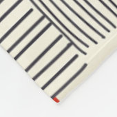 Naadloos patchwork-patroon van abstracte doedels. fleece deken (Hoek)