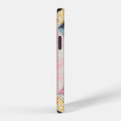 Naadloos Patchwork stijlpatroon.  iPhone Hoesje (Rechterkant)