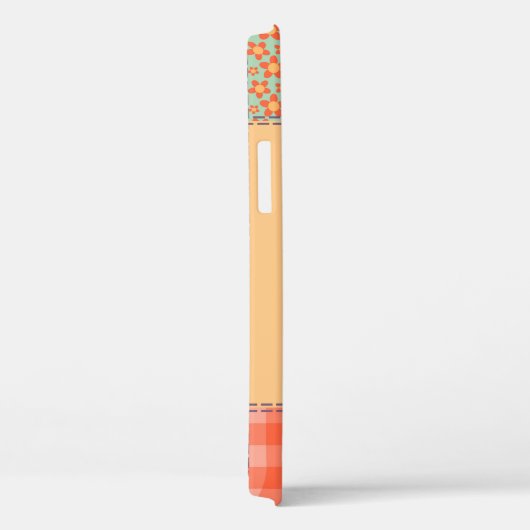 Naadloos patchwork-uil patroon.  achtergrond Case-Mate iPhone case (Achterkant / Rechts)