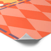 Naadloos patchwork-uil patroon. achtergrond poster (Hoek)