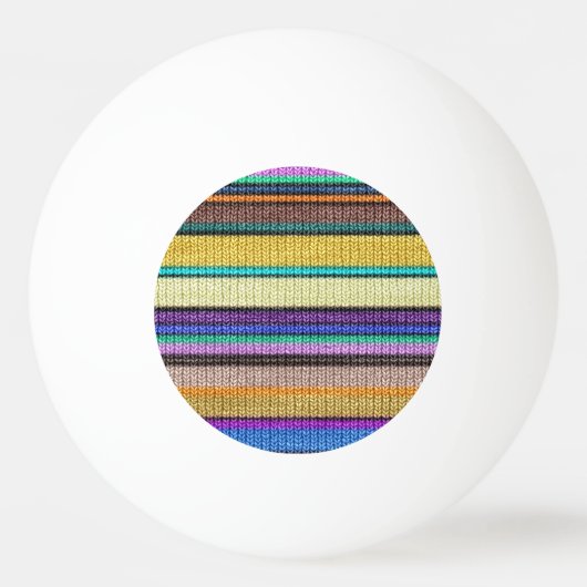Naadloos patroon 1 met gekleurde breistaven pingpongbal (Achterkant)