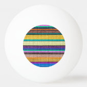 Naadloos patroon 1 met gekleurde breistaven pingpongbal (Voorkant)
