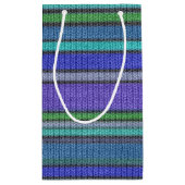 Naadloos patroon 2 in gekleurde breistaven klein cadeauzakje (Achterkant)