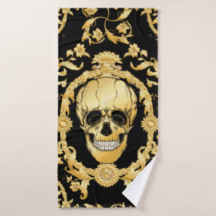Naadloos patroon, achtergrond in barok, rococo, v badhanddoek