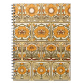 Naadloos patroon, achtergrond met decoratief eleme notitieboek (Voorkant)