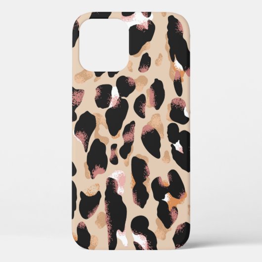 Naadloos patroon afdrukken op de luipaard Case-Mate iPhone case (Achterkant)