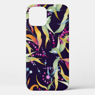 naadloos patroon bestaande uit verschillende plant Case-Mate iPhone case
