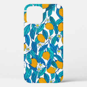 Naadloos patroon. Blooming citroen. Bloemen neroli Case-Mate iPhone Case