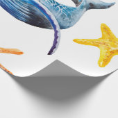 Naadloos patroon Caraïbische zeester Cadeaupapier (Hoek)